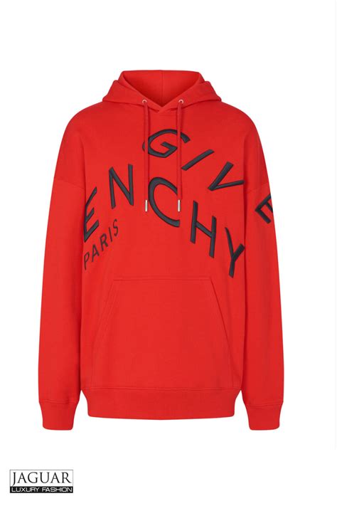 givenchy pullover rot|givenchy refracted hoodie.